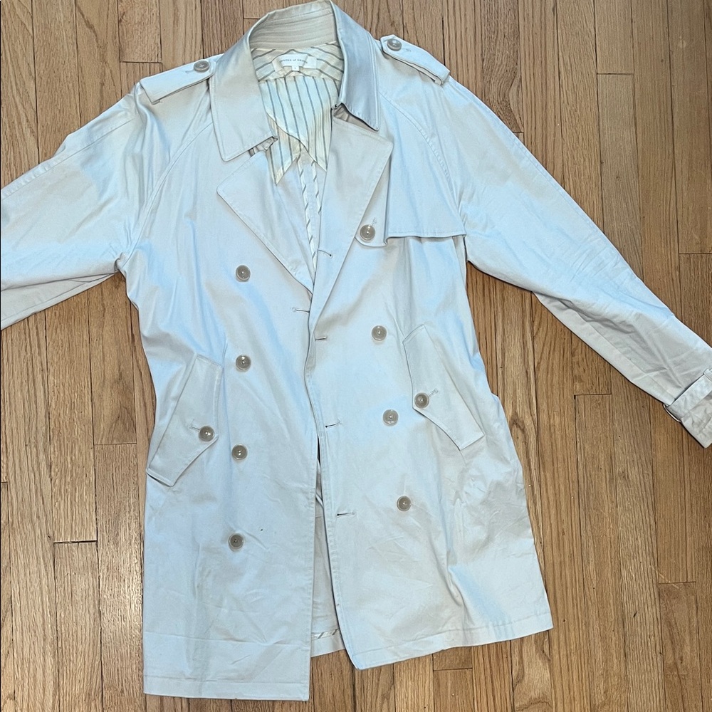 SHADES OF GREY BY MICAH COHEN Light Beige Trench Coat